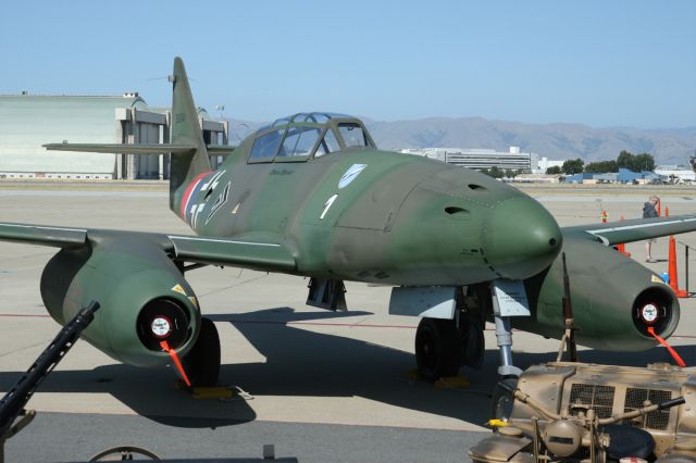 MESSERSCHMITT Me-262 Replica (N262AZ) - Replica Me-262 at Moffett Field, CA (KNUQ) 5/24/2012.