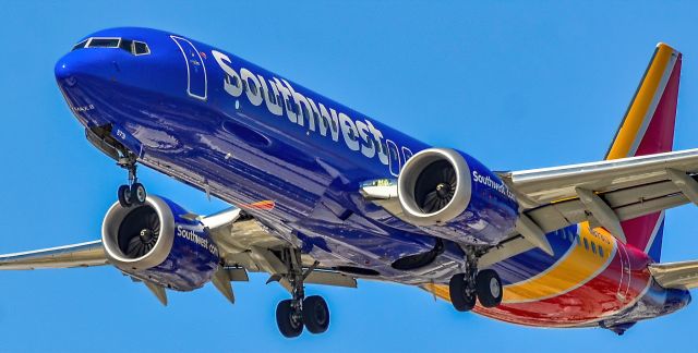 Boeing 737 MAX 8 (N8731J) - N8731J Southwest Airlines Boeing 737-8 MAX s/n 42550 - Las Vegas - McCarran International Airport (LAS / KLAS)br /USA - Nevada June 8, 2021br /Photo: Tomás Del Coro