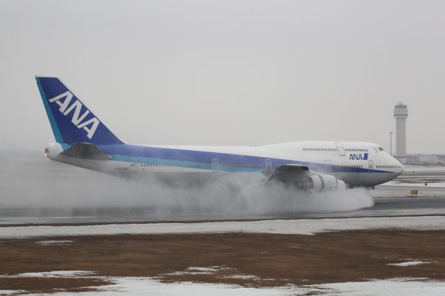 Boeing 747-400 (JA8961) - 30 March 2014:HND-CTS.