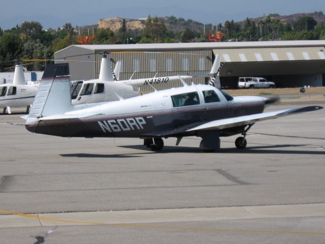 Mooney M-20 (N60RP) - Taxiing at Fullerton