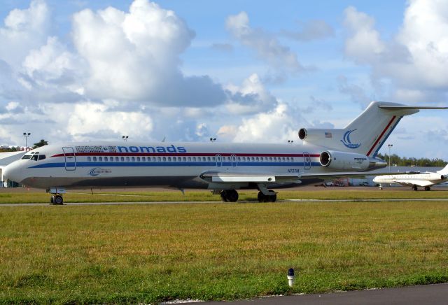 BOEING 727-200 (N727M) - Parked on Parking Area Papa, L.F. Wade International Airport, Bermuda