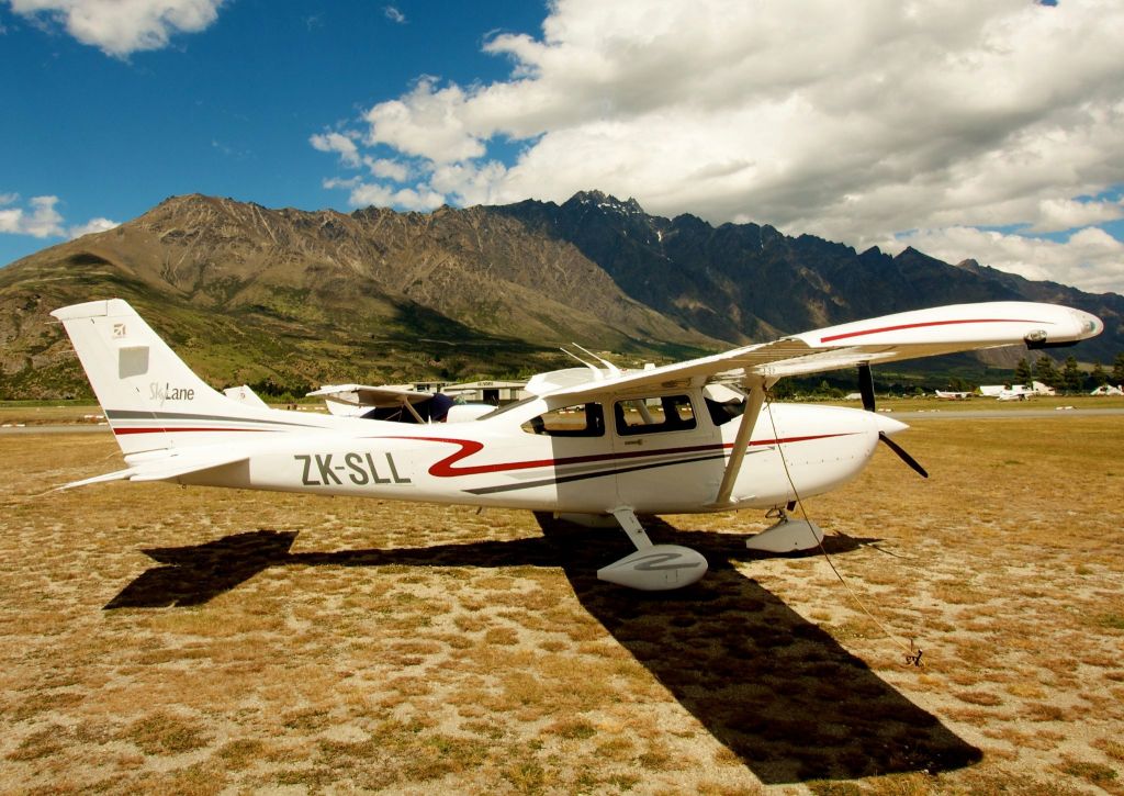 Cessna Skylane (ZK-SLL) - Parked up at Queenstown NewZealand