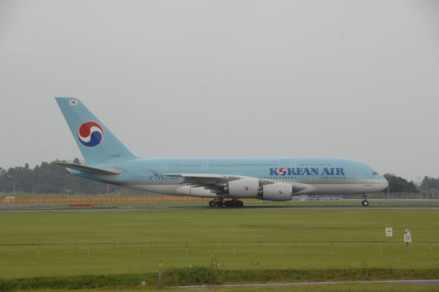 Airbus A380-800 (HL7611) - Departure at Narita Intl Airport R/W16R on 2011/6/28