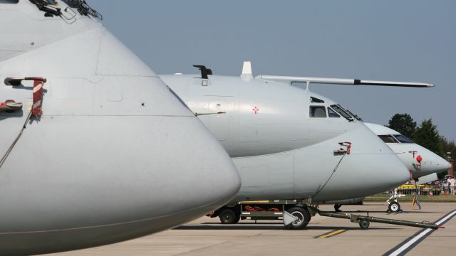 — — - Two remaining Nimrod R1s alongside a Sentinel R1br /waddington 2011