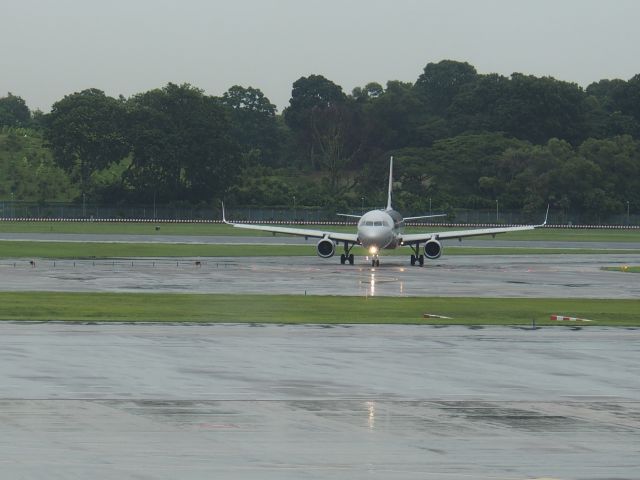 — — - Landed Jetstar 320 from departures.