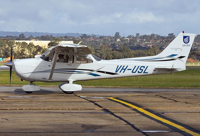 Cessna Skyhawk (VH-USL) - UNISA- UNIVERSITY OF SOUTH AUSTRALIA - CESSNA 17SS- SKYHAWK SP - REG VH-USL (CN 172S-10254) - PARAFIELD ADELIADE SA. AUSTRALIA - YPPF ( 9/7/2015)