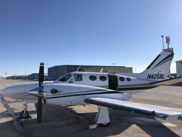 Cessna Conquest 1 (N425BL) - Beautiful day in Rapid City