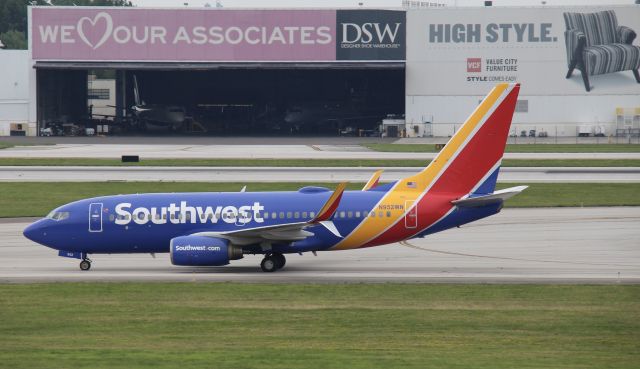N952WN — - WN 1703 from MCO (July 24th, 2022)