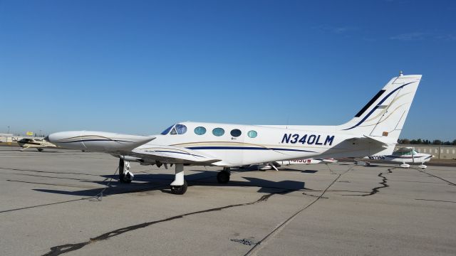 Cessna 340 (N340LM) - 1978 CESSNA 340A VISITING FULLERTON. 