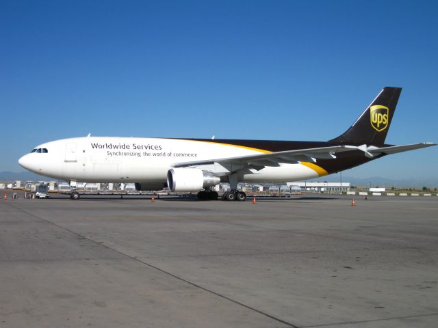 Airbus A300F4-600 (N158UP) - Parked at DIA cargo.