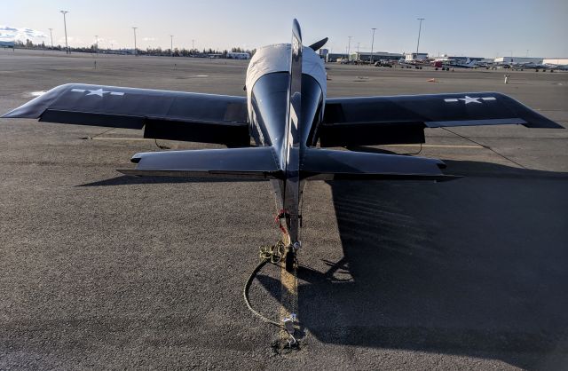 Vans RV-7 (N749ER) - Tie-down yard Merrill Field, Anchorage, AK