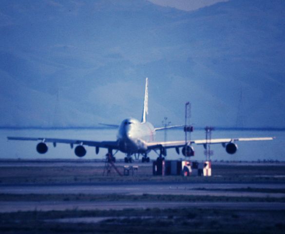 BOEING 747-100 (N8XXFT) - SFO - 1000mm telephoto lens shot from the old observation deck at SFO. Late 70s or early 1980s date apprx.