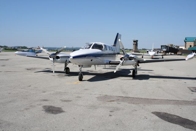 Cessna 421 (N41PB) - On the Ramp Vee - Neal KLBE