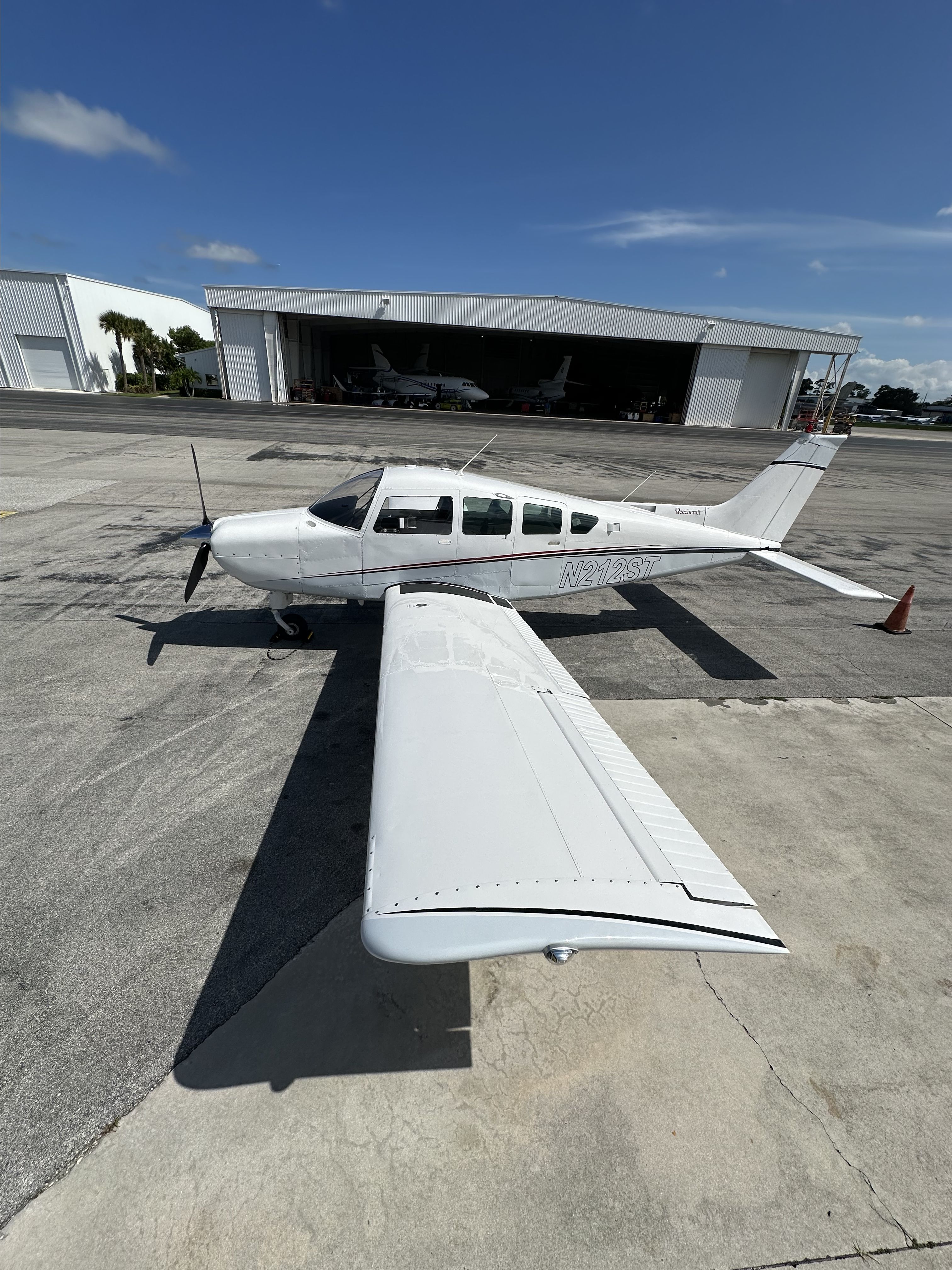 N212ST — - Super Example of a Beech Sierra on rampbr /At Scott MacDonald Aircraft  KSUA 