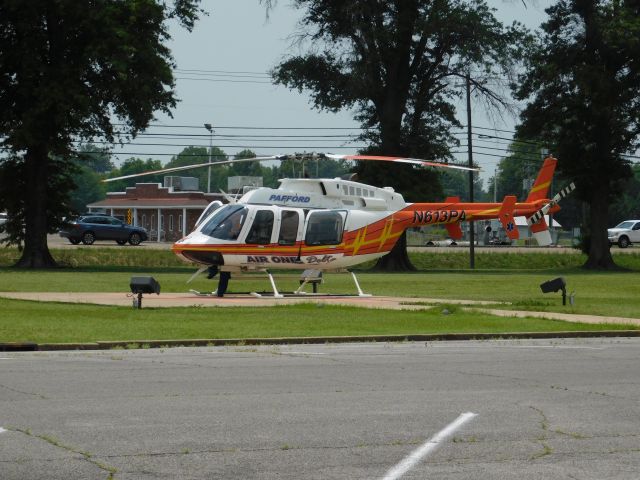 Bell 407 (N613PA) - Air One Delta at Bolivar County Hospital 