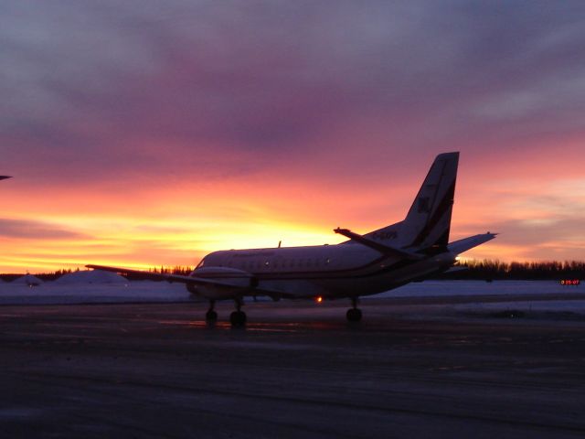 Saab 340 (C-GXPS) - Sunrise as Corporate Express Airlines Saab 34o taxis for departure to CYYC from CYMM