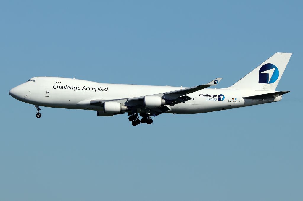 Boeing 747-400 (OO-ACF) - 'CAL 531' arriving from Liege, Belgiumbr /(6/23)