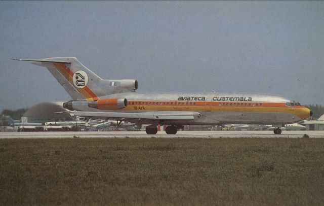 BOEING 727-200 (TG-AYA) - SCANNED FROM POSTCARDbr /AVIATECA GUATEMALA