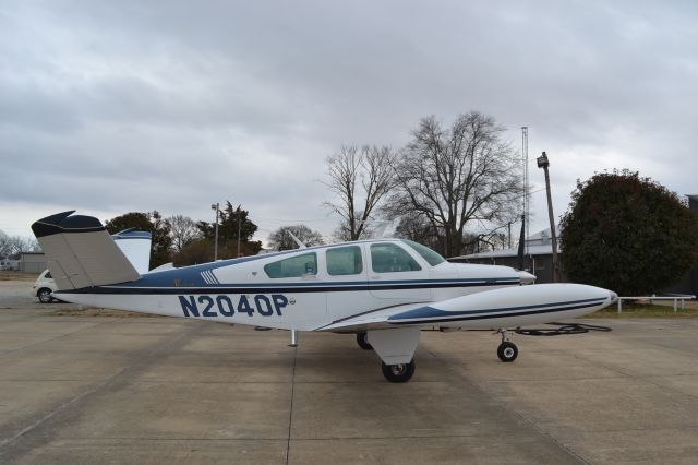 Beechcraft 35 Bonanza (N2040P) - On the ramp at South Delta aviation