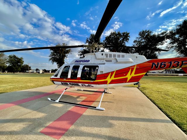 Bell 407 (N613PA) - Pafford Air One Delta at Bolivar Medical Center 