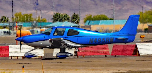 Cirrus SR22 Turbo (N495RM) - N495RM 2017 Cirrus SR22T s/n 1557 - North Las Vegas Airport (IATA: VGT, ICAO: KVGT,)br /Photo: TDelCorobr /May 12, 2022