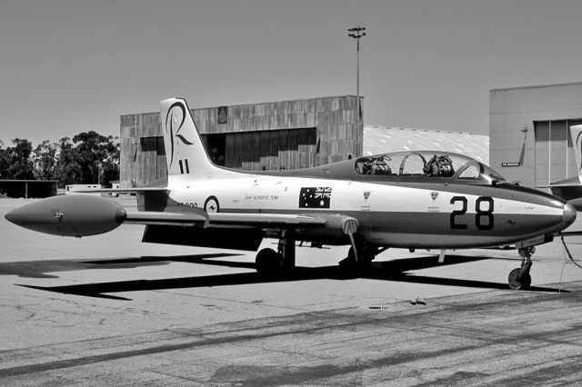 A7028 — - AUSTRALIA - AIR FORCE COMMONWEALTH CA-32 (MB326H) REG A7-028 (CN CA30-28) - EDINBURGH RAAF BASE ADELAIDE SA. AUSTRALIA - YPED 14/11/1987
