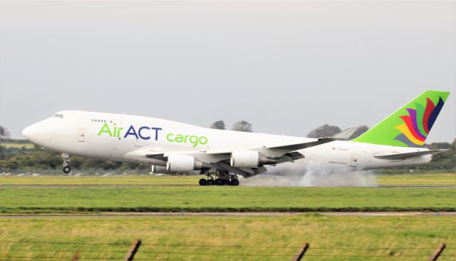 Boeing 747-400 (TC-ACF) - airact cargo b747-481bdsf tc-acf landing at shannon from istanbul 21/9/20.