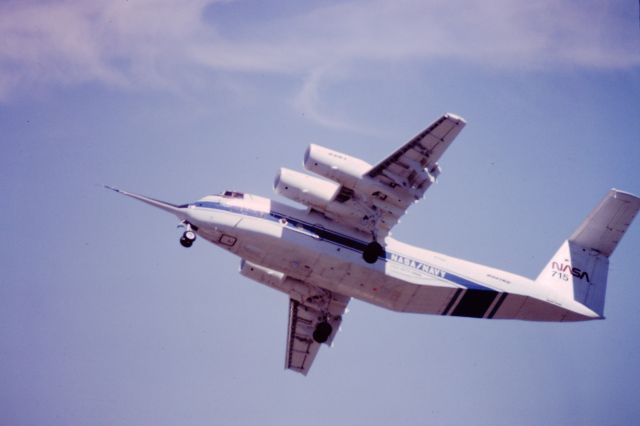 Piper Seneca (N715NA) - NASA's QSRA at Moffett Field Airshow 1981.