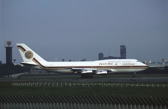 BOEING 747-300 (SU-GAL) - Departure at Narita Intl Airport Rwy16 on 1988/08/06