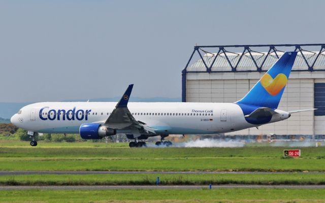 BOEING 767-300 (D-ABUD) - condor b767-3 d-abud landing at shannon 29/5/16.