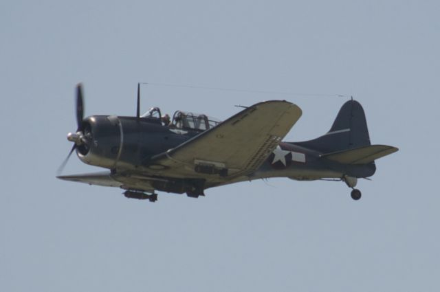 Douglas A-24 Dauntless (N54532) - Douglas SBD-2 Dauntless at Warbirds over the Beach in Virginia Beach, VA on Saturday, 16 May 2015.