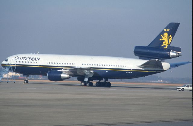 McDonnell Douglas DC-10 (G-LYON) - Parked at Narita Intl Airport on 1999/12/27