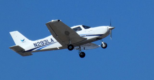 Piper Cherokee (N293LA) - Shortly after departure is this 2021 Piper Cherokee PA-28-181 Pilot 100i in the Winter of 2021.