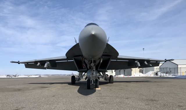 — — - EA-18 Super Hornet from NAWS China Lake.