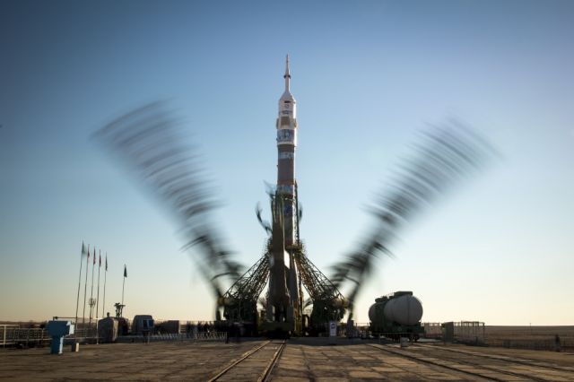 — — - The Soyuz TMA-11M rocket is launched with Expedition 38 Soyuz Commander Mikhail Tyurin of Roscosmos, Flight Engineer Rick Mastracchio of NASA and Flight Engineer Koichi Wakata of the Japan Aerospace Exploration Agency onboard, Thursday, Nov. 7, 2013, at the Baikonur Cosmodrome in Kazakhstan (Nov. 6 in the U.S.). Tyurin, Mastracchio, and, Wakata will spend the next six months aboard the International Space Station.     Credit: NASA/Bill Ingalls