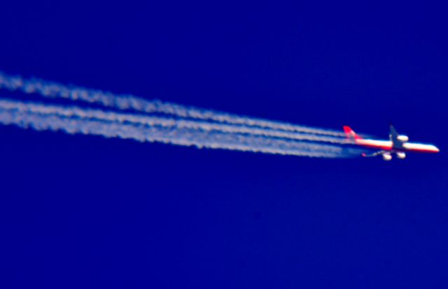 Airbus A340-600 — - Pic of President Erdogan of Turkeys Jet east of Cleveland heading south east towards Washington D.C.05-15-17.
