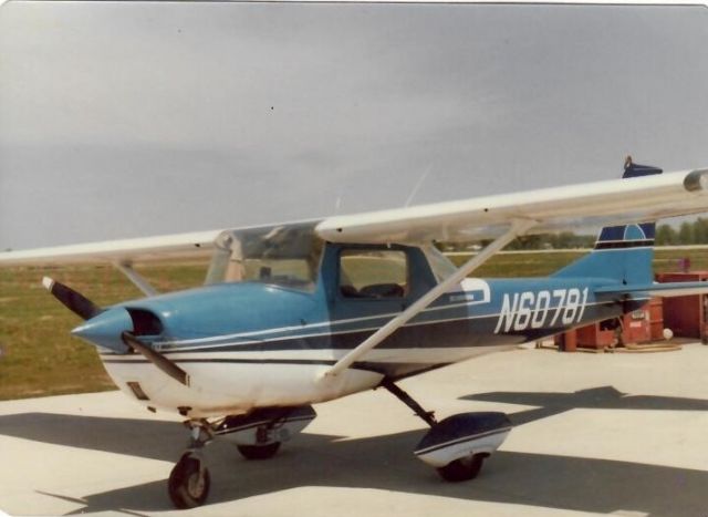 Cessna Commuter (N60781) - 1978 photo.  Original color was orange and turquoise.  4200 hr. at time of photo.