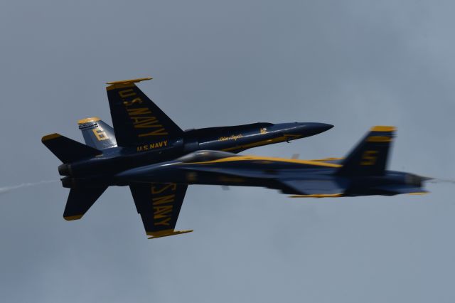 McDonnell Douglas FA-18 Hornet — - Blue Angels performing at MCAS Beaufort Air Show, April 29, 2017