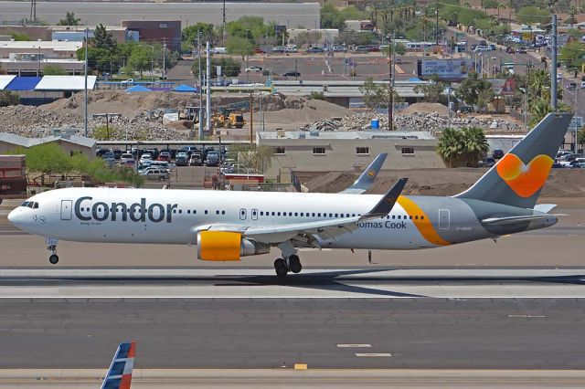 BOEING 767-300 (D-ABUO) - Condor Boeing 767-3Q8 D-ABUO at Phoenix Sky Harbor on May 25, 2018.