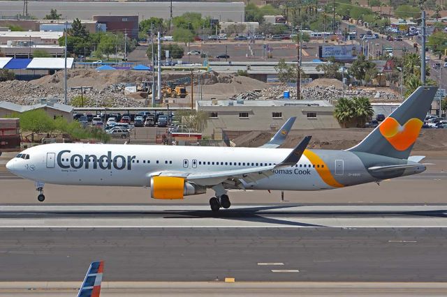 BOEING 767-300 (D-ABUO) - Condor Boeing 767-3Q8 D-ABUO at Phoenix Sky Harbor on May 25, 2018.