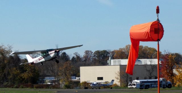 Cessna Skyhawk (N92789) - Shortly after departure is this 1973 Cessna 172M Skyhawk in the Autumn of 2022.