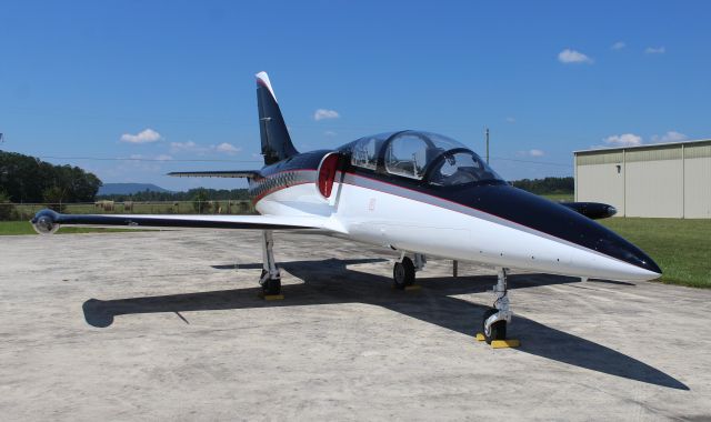 Aero L-39 Albatros (N139MF) - Aero L-39 Albatros on the FMC ramp at NE Alabama Regional Airport in Gadsden AL - August 30, 2016