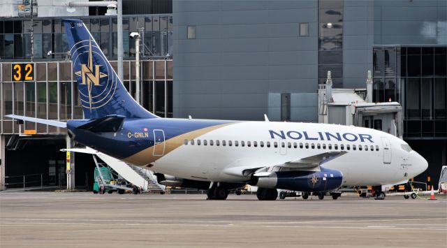 Boeing 737-200 (C-GNLN) - nolinor aviation b737-2b6c(a) c-gnln at shannon 20/3/20.