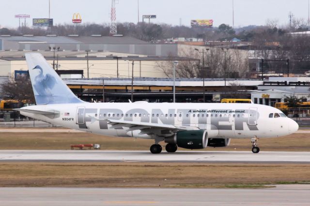 Airbus A319 (N904FR) - "Grace" The Swan (02-17-2011)