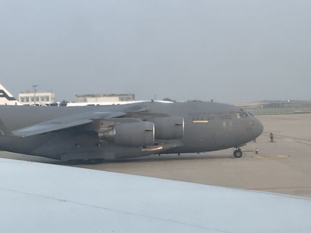 — — - UAE Air Force visiting Incheon, South Korea.