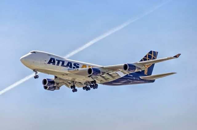 Boeing 747-400 (N419MC) - 747 landing at Hill Air Force Base