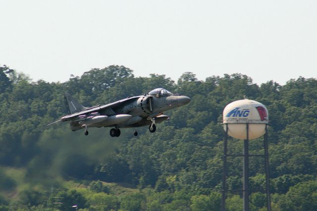 — — - An AV-8B from VMA-231 Ace of Spades Cherry Point MCAS heads out to the California desert for training.