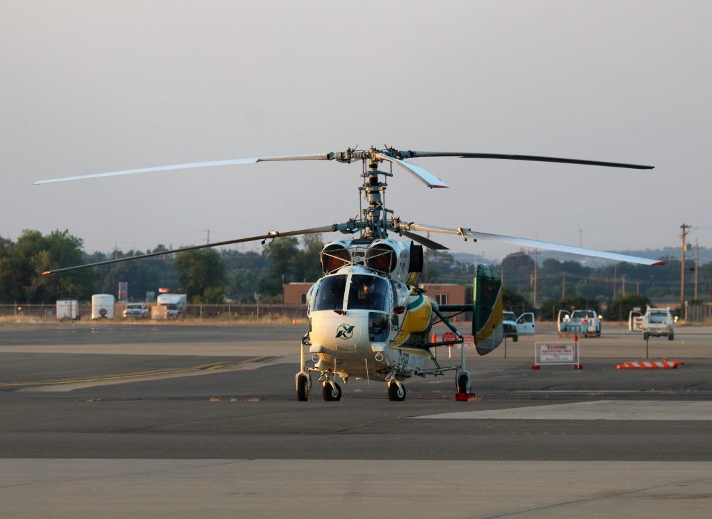 KAMOV Ka-32 (C-FIGR) - KRDD - C-FIGR back on 8-16-2016 for a RON at Redding Muni.click full.