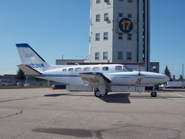 N23NW — - N23NW in front of the tower at Edmonton City Centre airport.