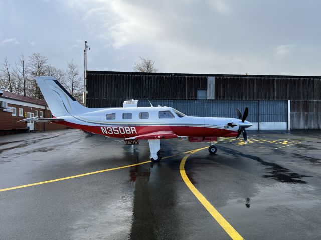 Piper Malibu Meridian (N350BR) - 09-APR-22. Ferry flight Germany to USA.